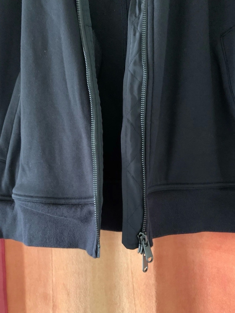 Athleta Hooded Zip-Front Bomber Jacket on my way triumph - Picture 12 of 16
